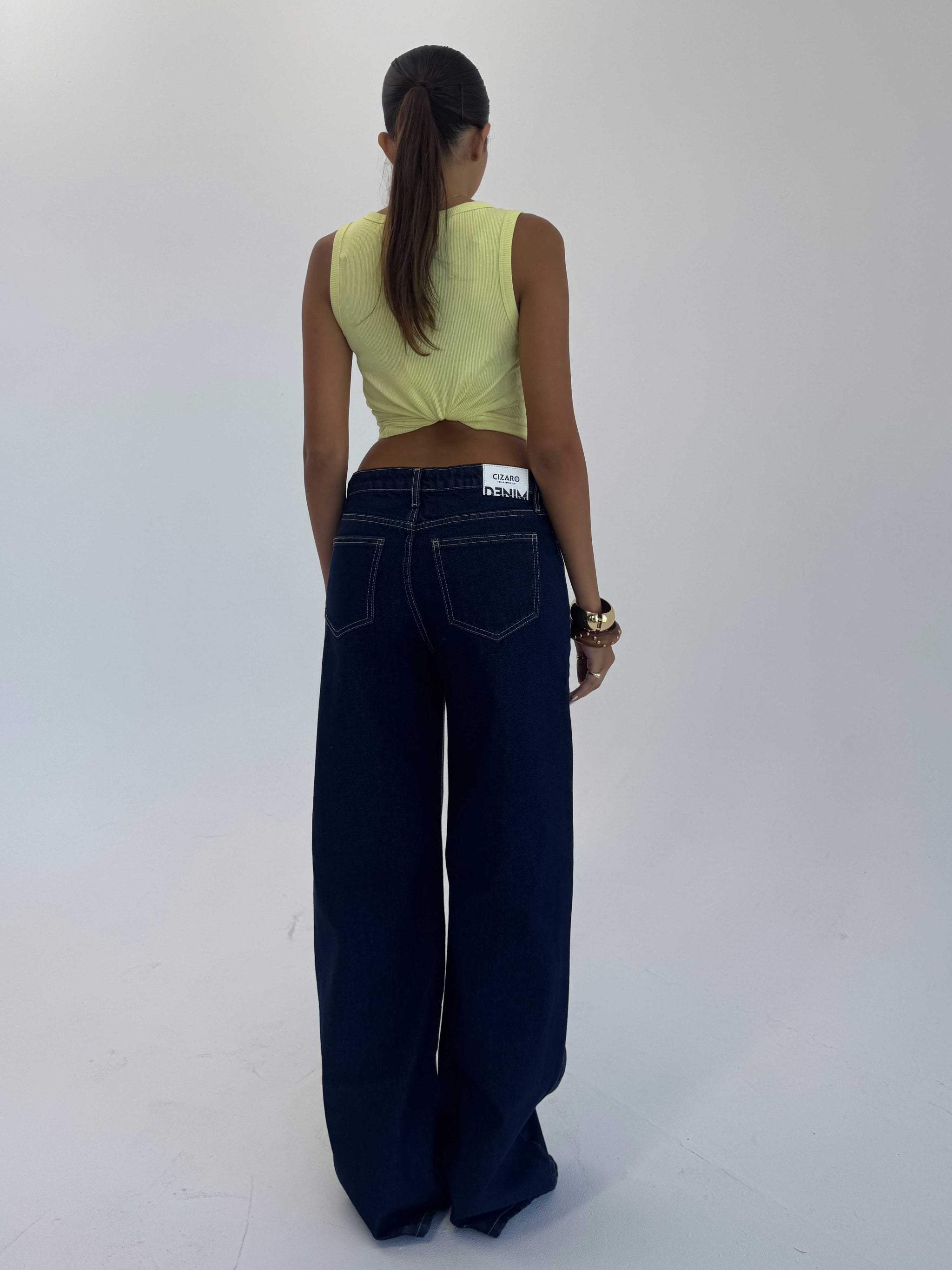 Baggy High waist Raw denim Baggy CIZARO - Cizaro Jeans