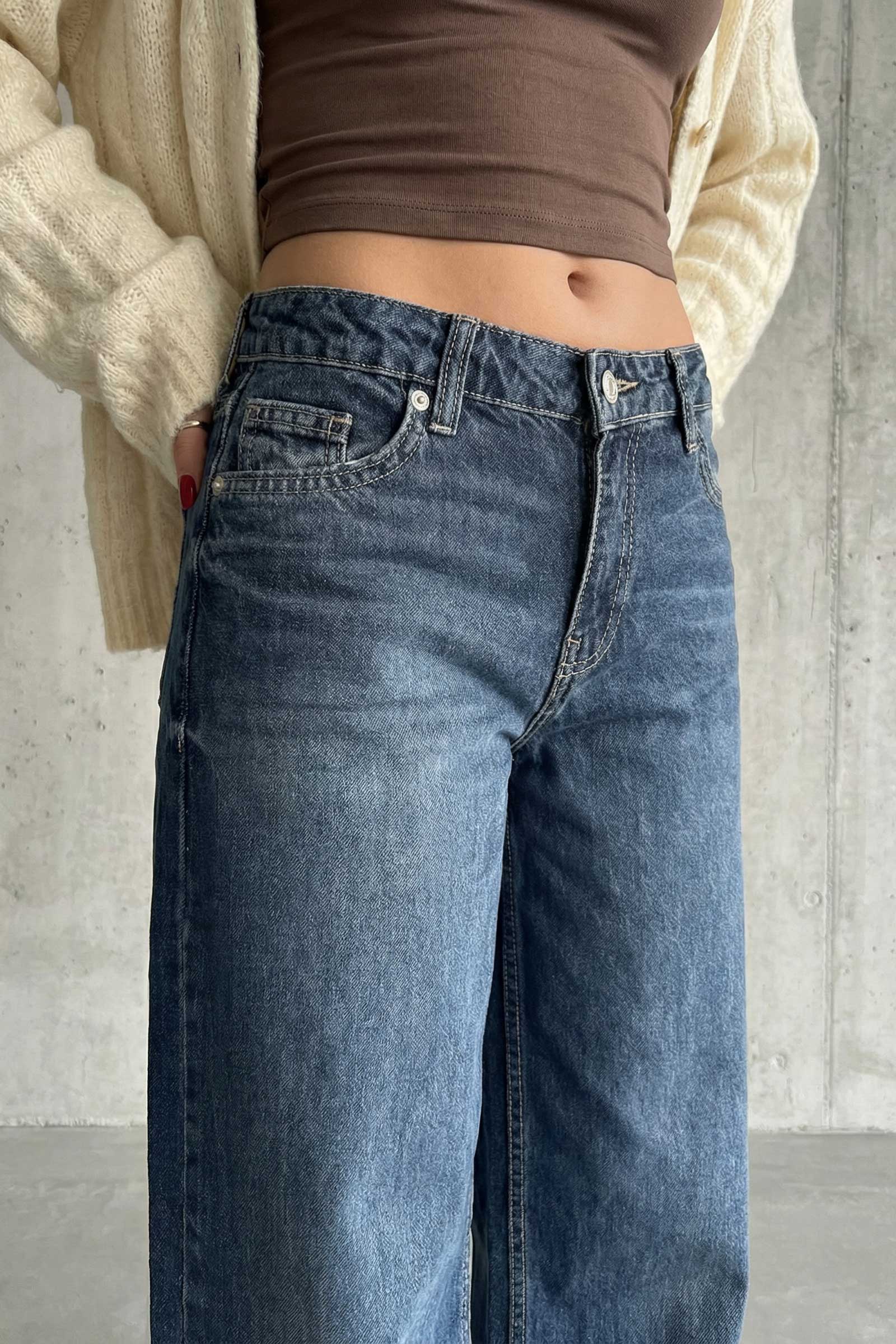 Super Baggy – Low-Waist Vintage Blue Jeans Baggy CIZARO - Cizaro Jeans