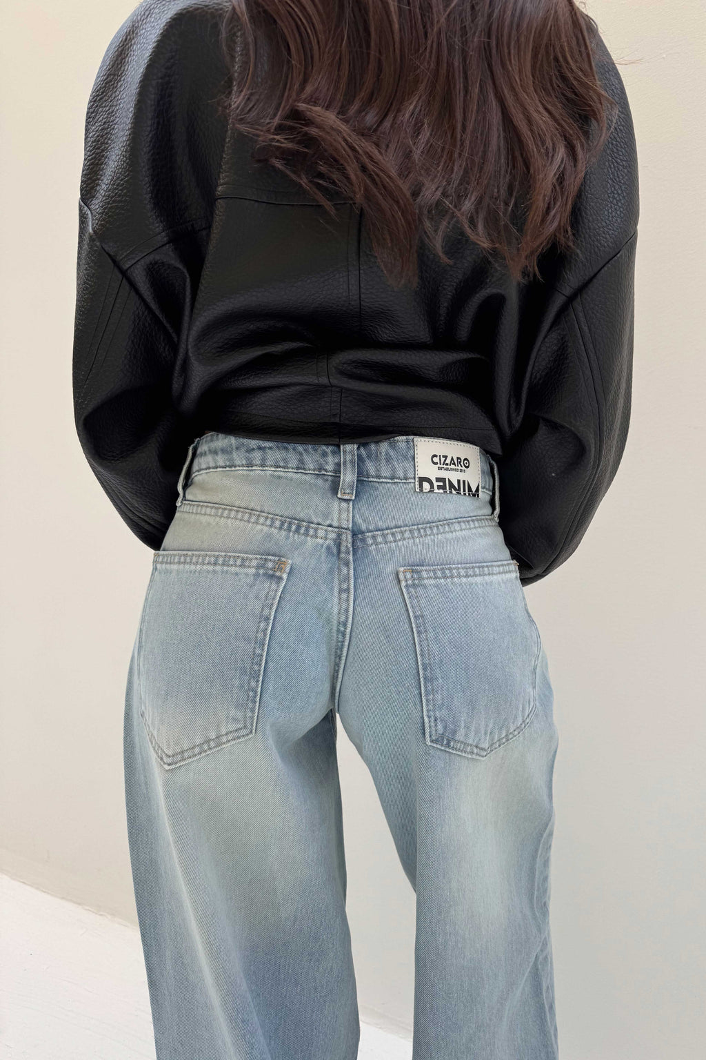 Super Baggy – Low-Waist Bright Blue Jeans Super Baggy CIZARO - Cizaro Jeans