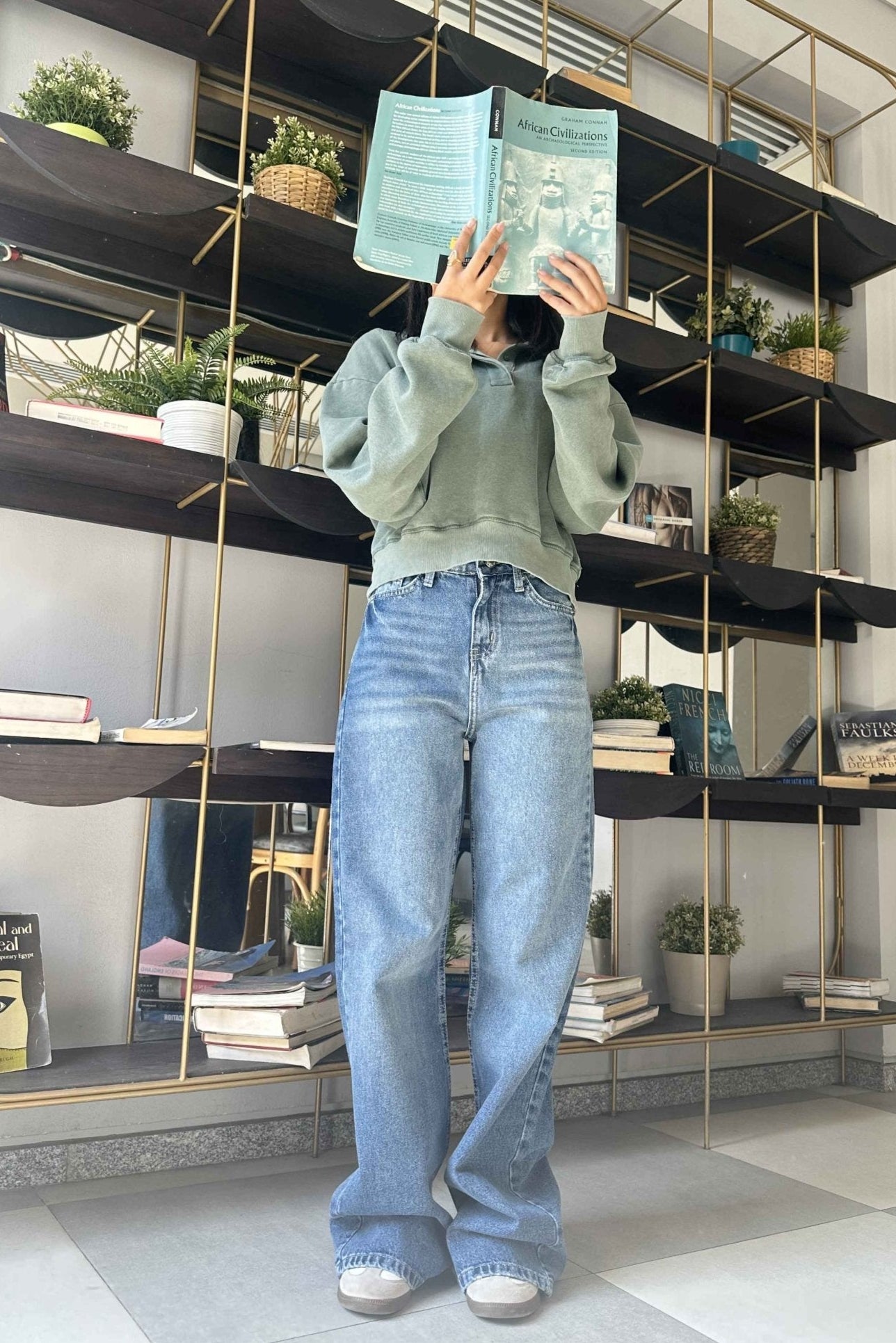 Baggy - Medium Blue Wash Jeans. Baggy CIZARO - Cizaro Jeans