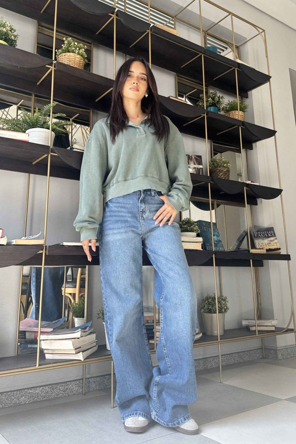 Baggy - Medium Blue Wash Jeans. Baggy CIZARO - Cizaro Jeans