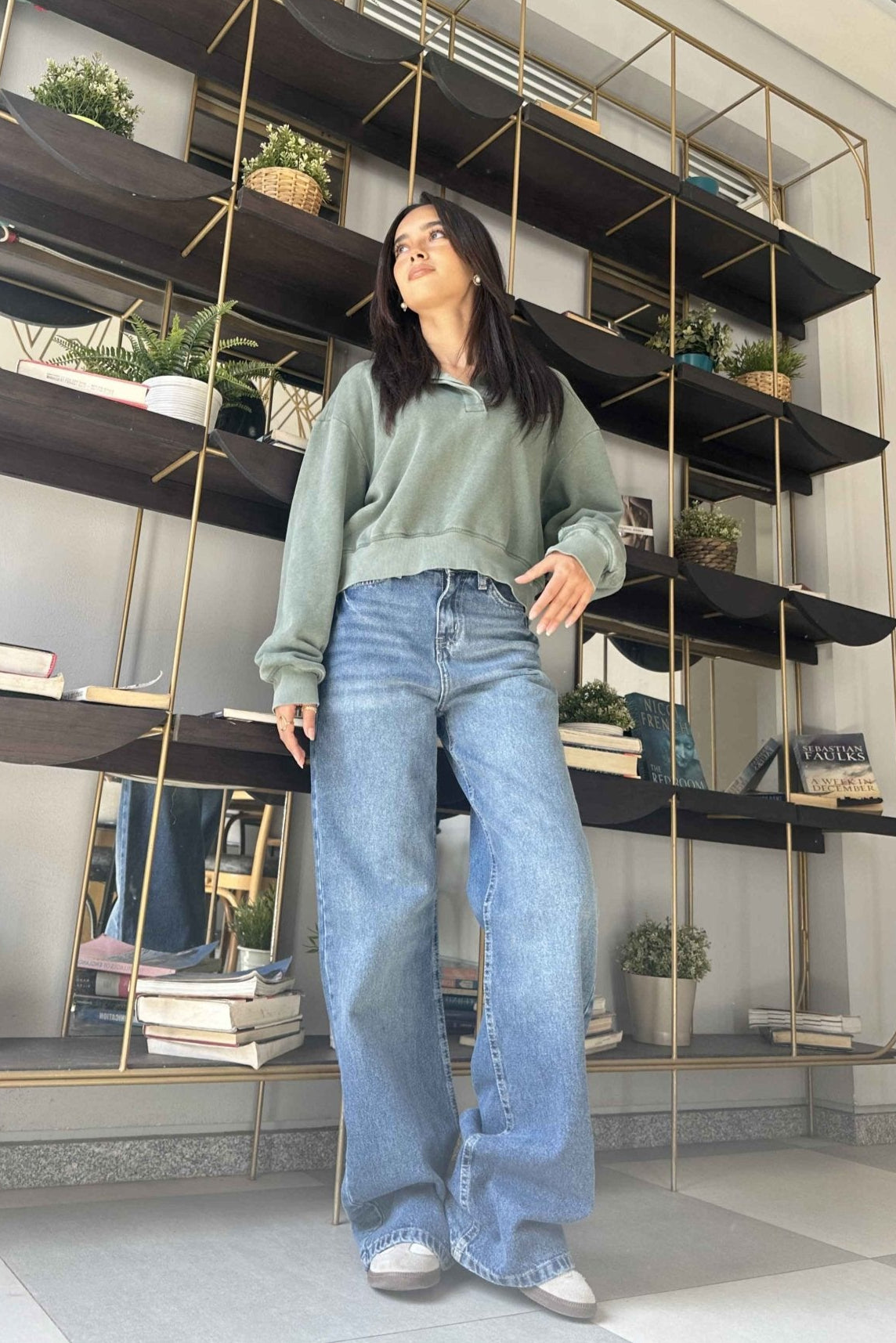 Baggy - Medium Blue Wash Jeans. Baggy CIZARO - Cizaro Jeans