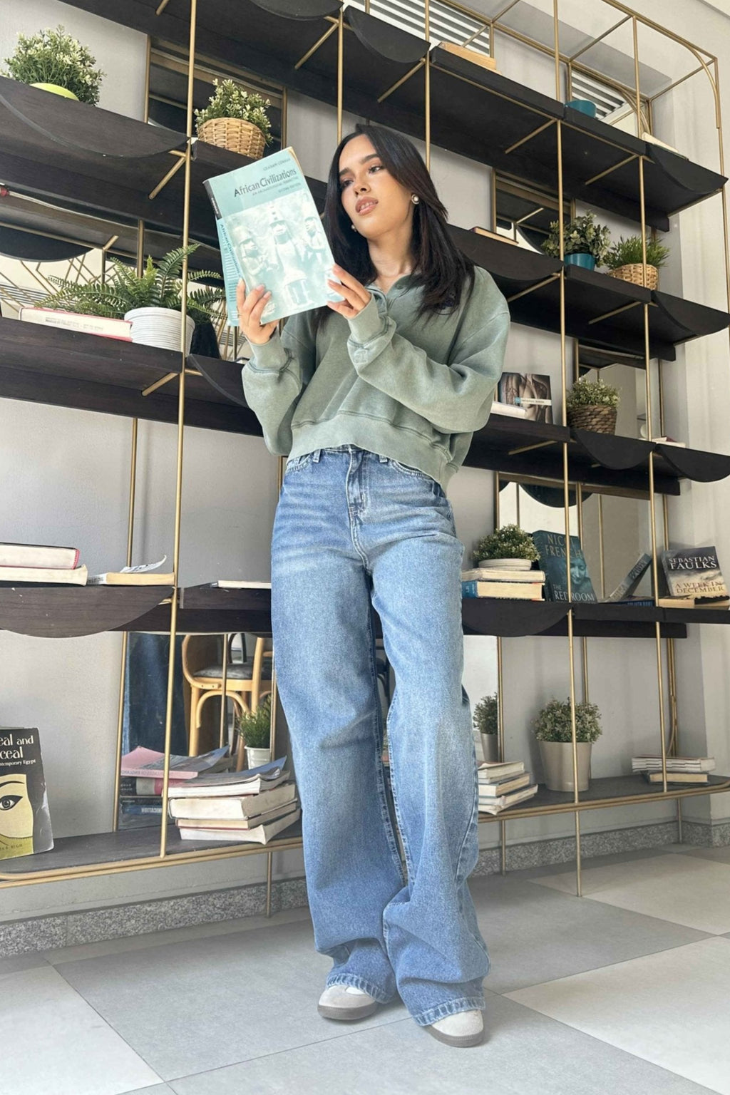 Baggy - Medium Blue Wash Jeans. Baggy CIZARO - Cizaro Jeans