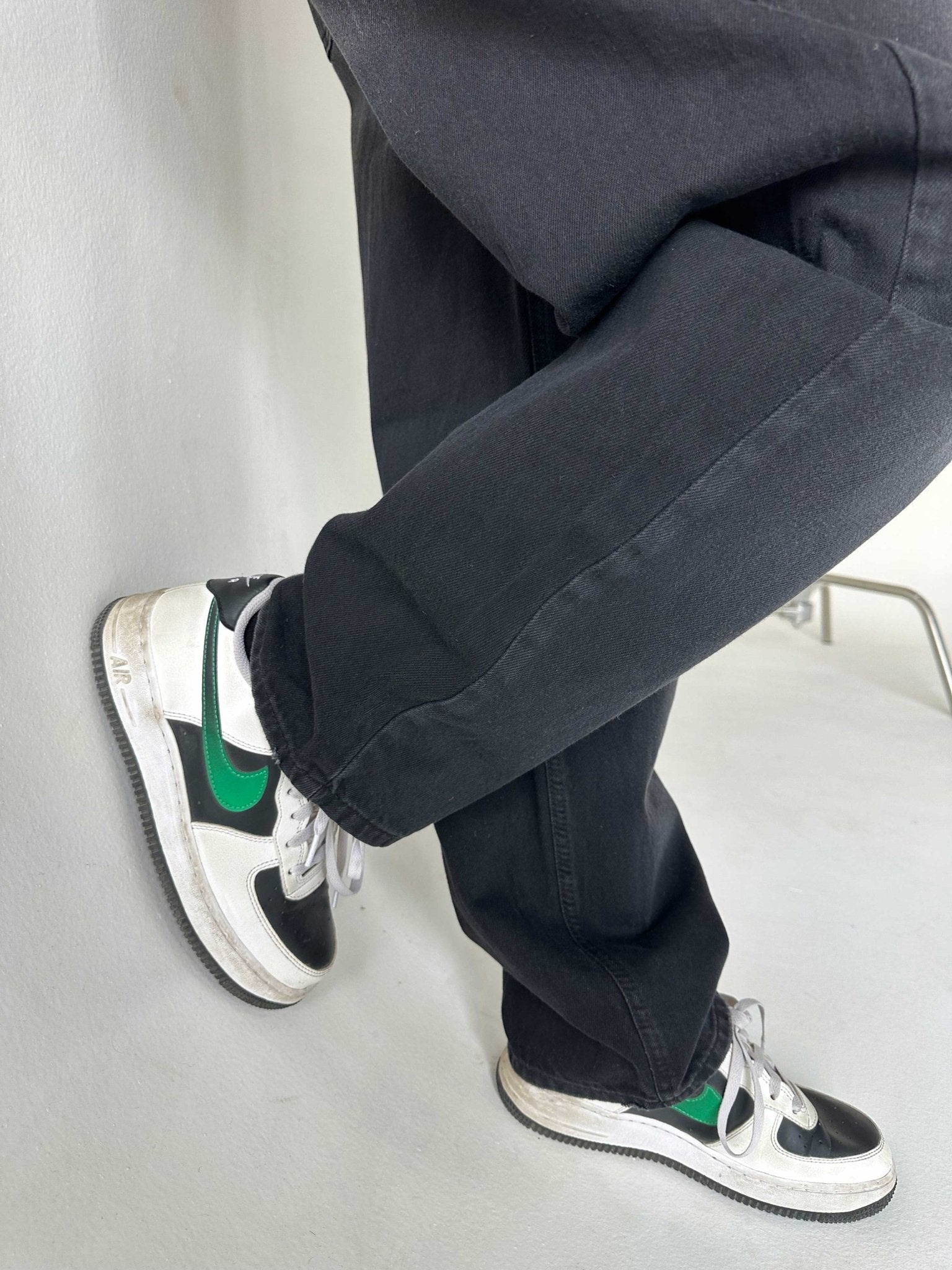 Skater - Flex Waist Washed Black Jeans Skater CIZARO - Cizaro Jeans