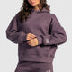 Oversized Hoodie – Dark Mauve