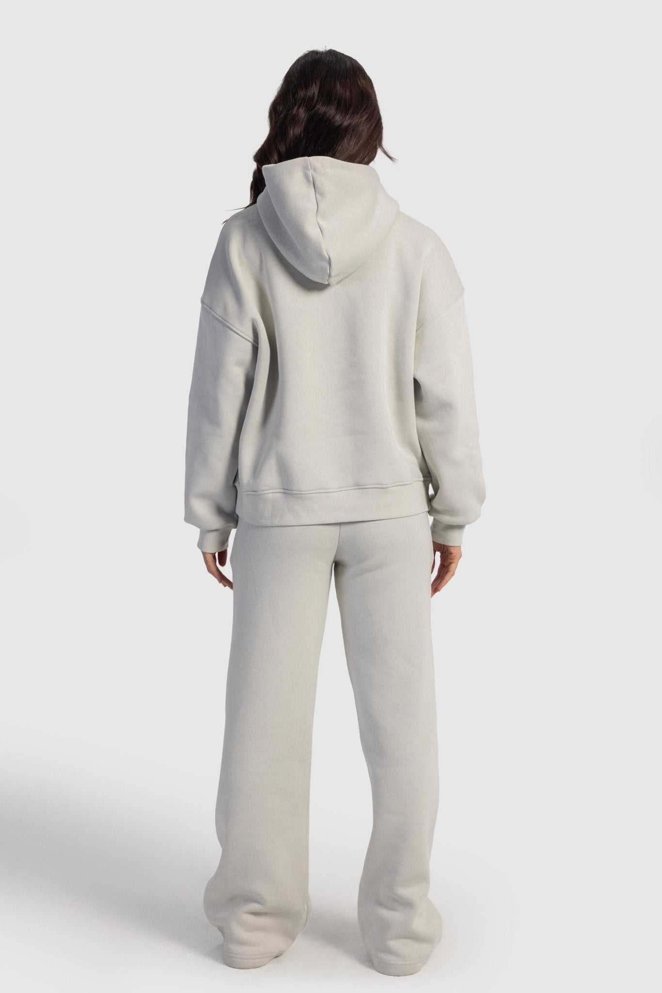 Oversized Hoodie – Light Grey Hoodie CIZARO - Cizaro Jeans