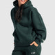 Oversized Hoodie – Midnight Green