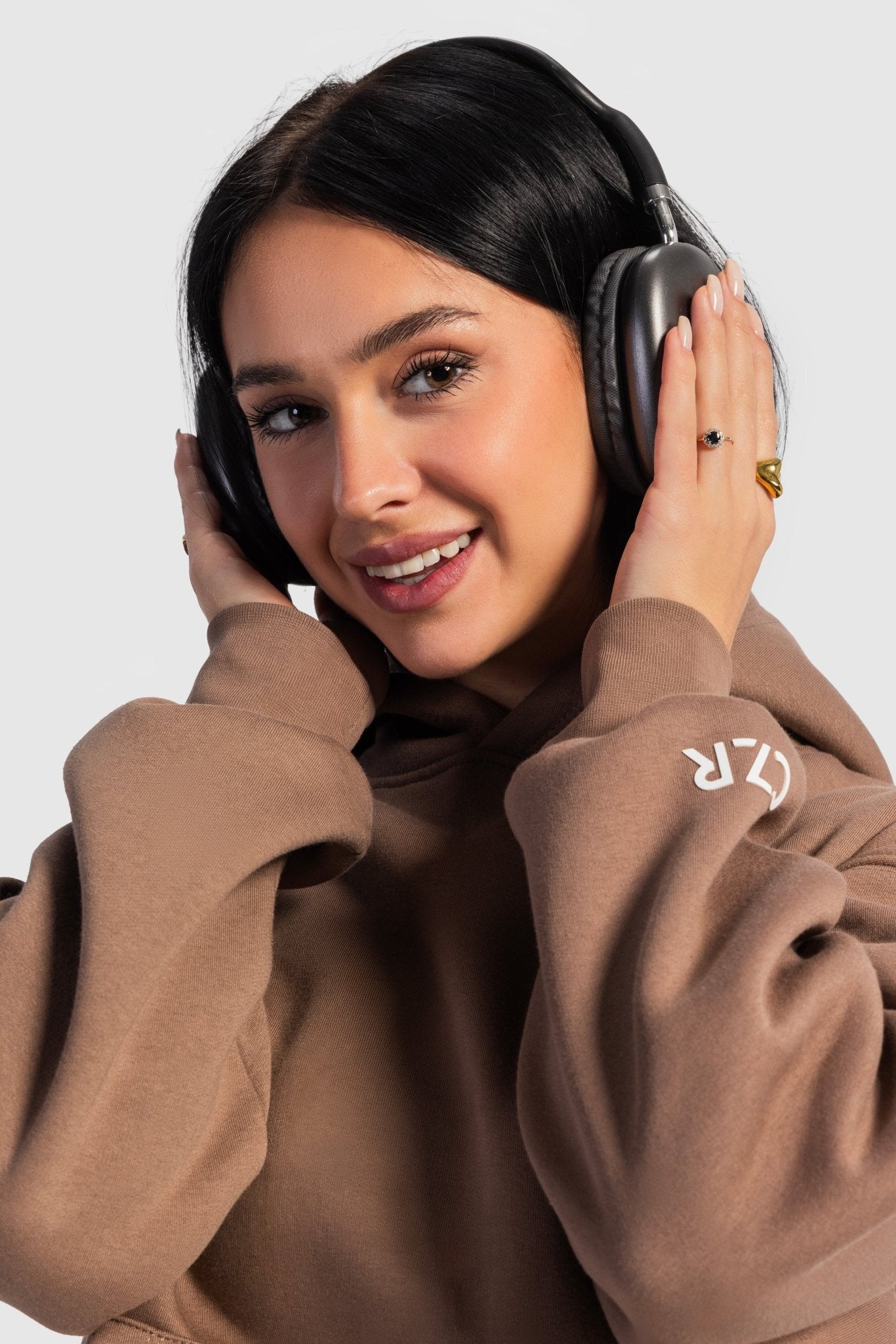 Oversized Hoodie – Stone Brown Hoodie CIZARO - Cizaro Jeans