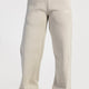 Wide-Leg Sweatpants In Beige