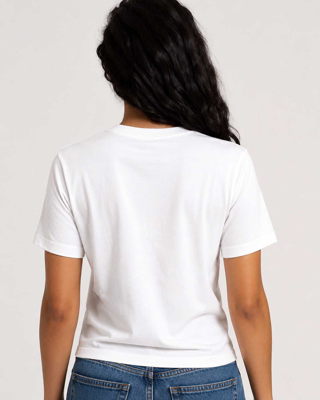 Slim Fit T-Shirt – White T shirt CIZARO - Cizaro Jeans