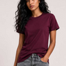 Basic Short sleeve T-shirt – Burgundy