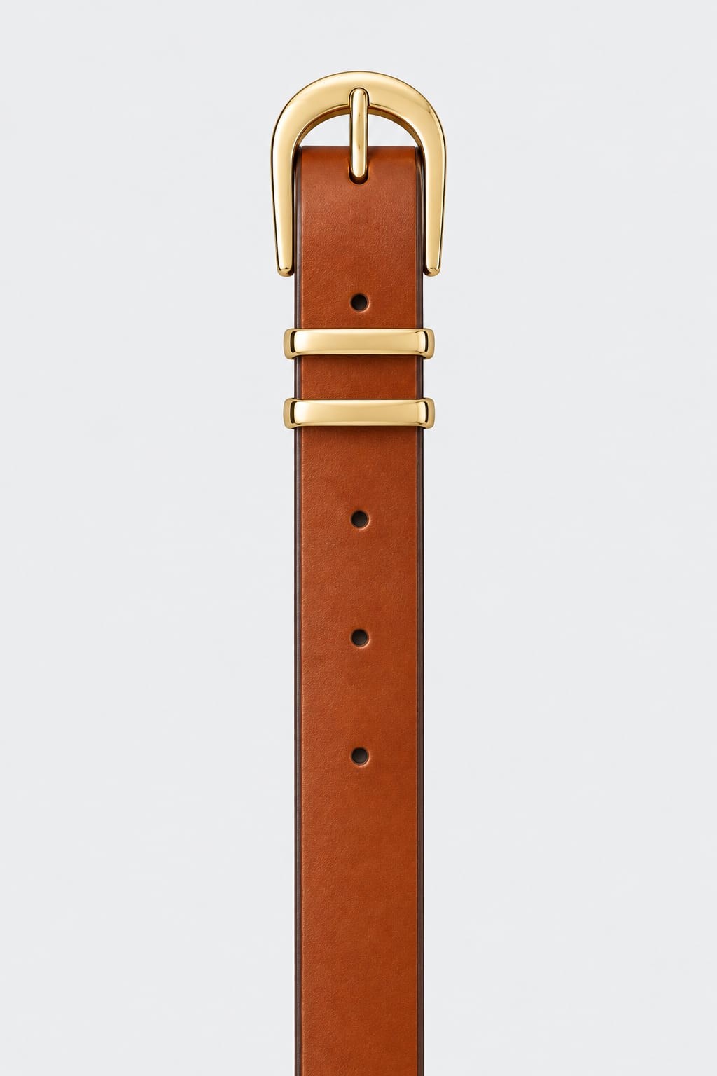 Belt | Tan Gold-Buckle Gold Belt CIZARO - Cizaro Jeans