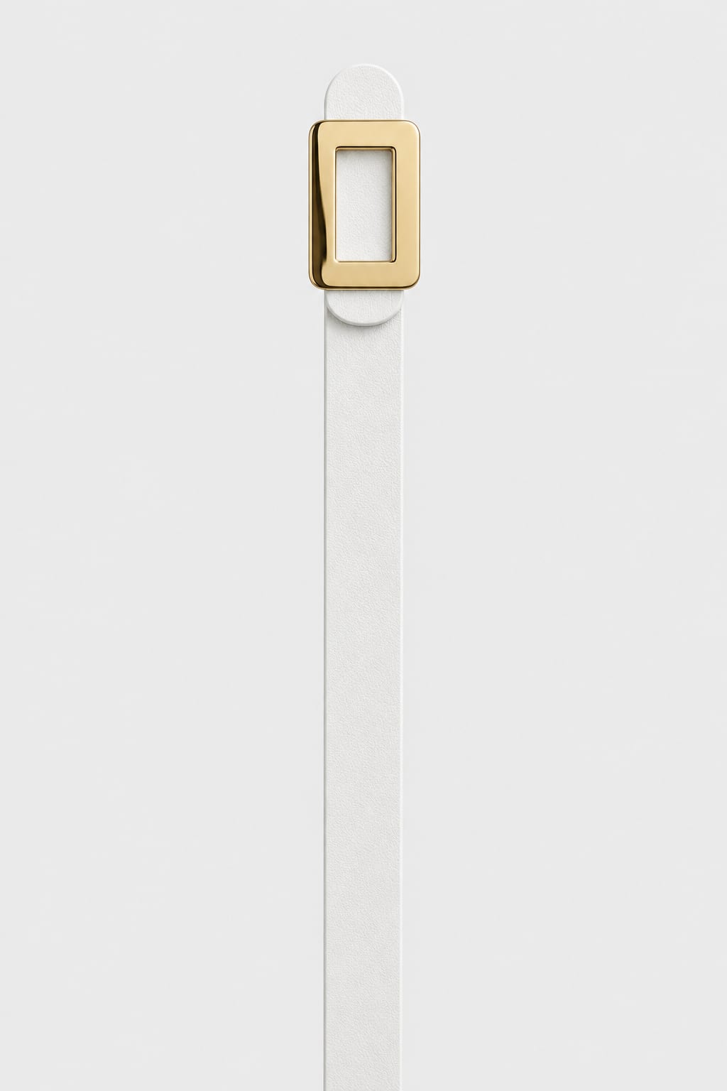 Belt | White Gold-Buckle Gold Belt CIZARO - Cizaro Jeans