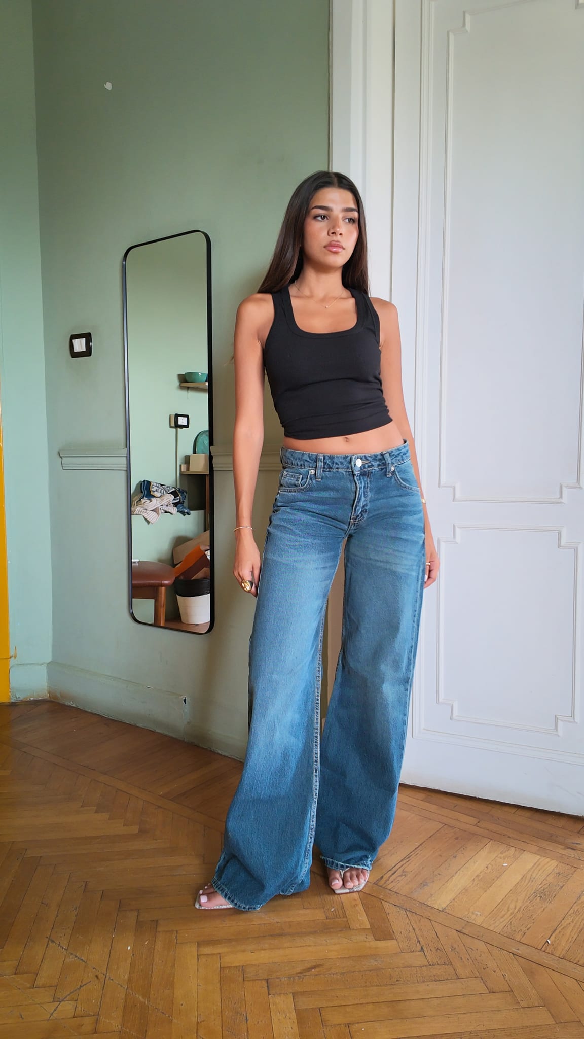 Baggy Low-Waist Mid Vintage Blue Jeans