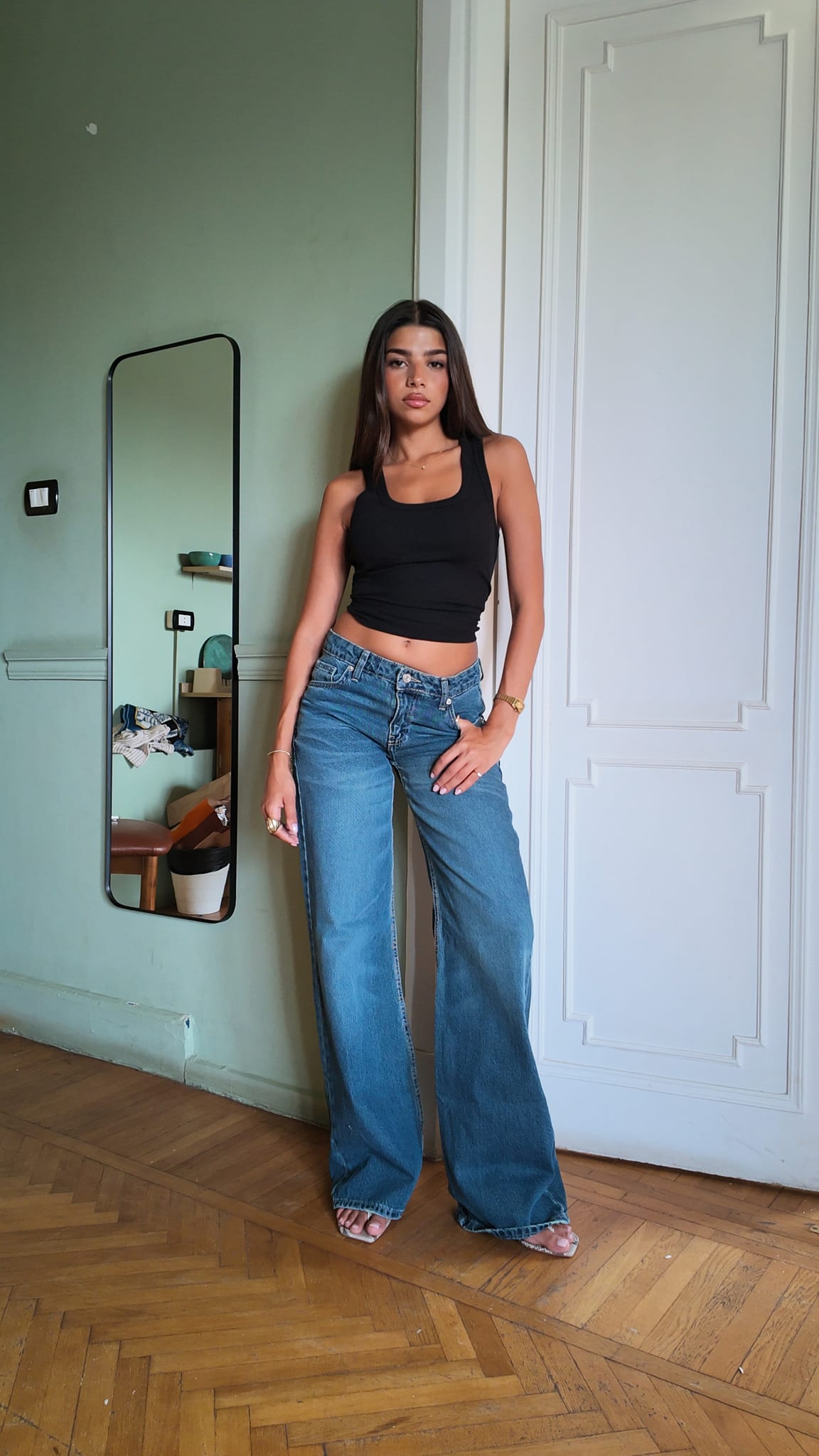 Baggy Low-Waist Mid Vintage Blue Jeans