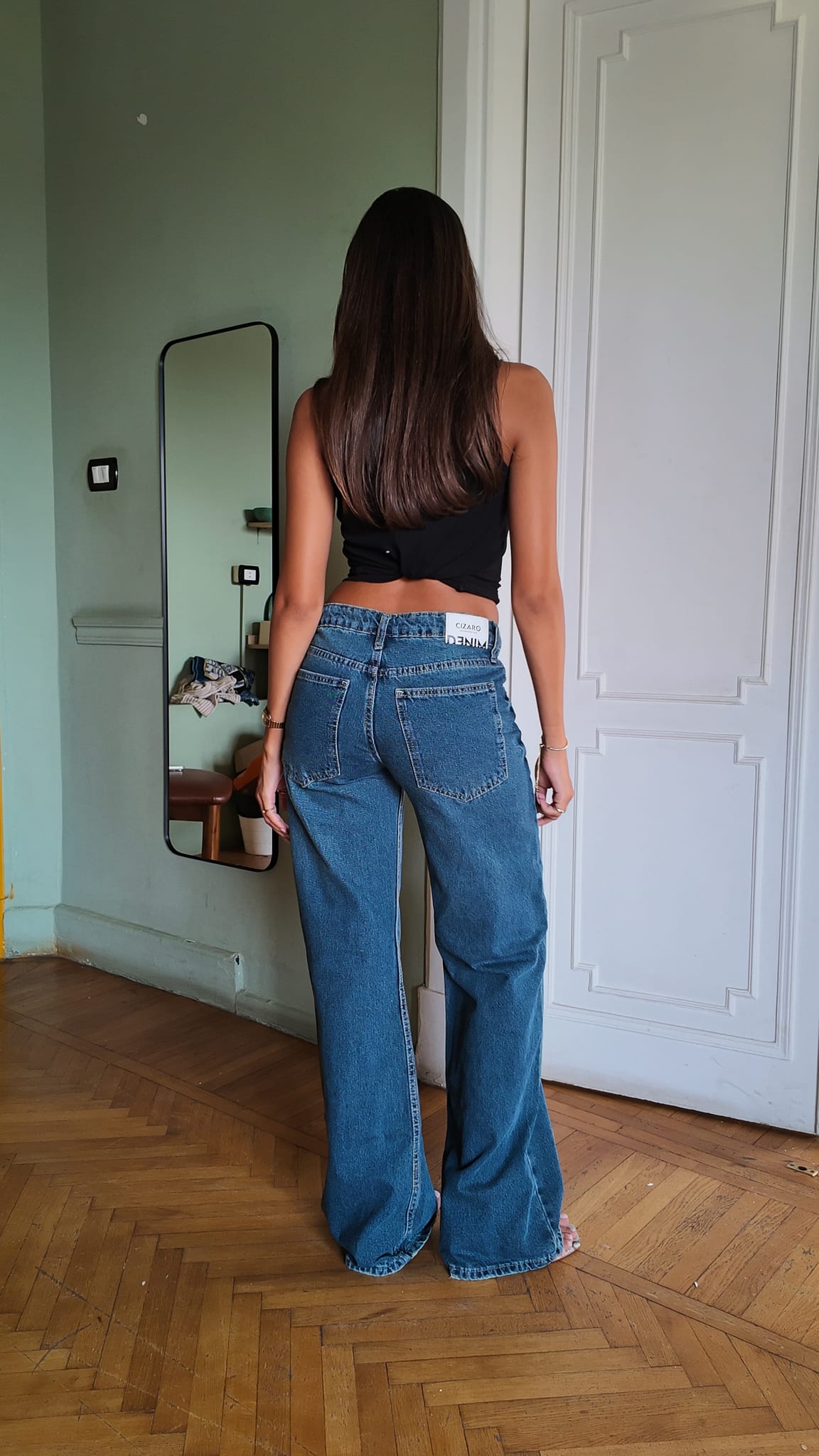 Baggy Low-Waist Mid Vintage Blue Jeans