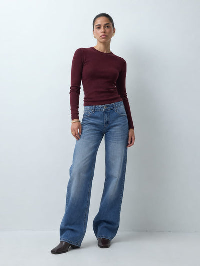 Baggy Low waist Mid vintage blue jeans Baggy CIZARO - Cizaro Jeans