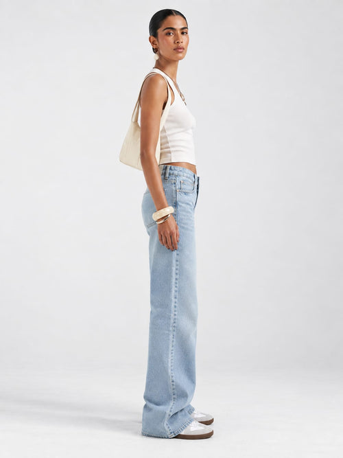 Baggy Low waist Light acid blue jeans Baggy CIZARO - Cizaro Jeans