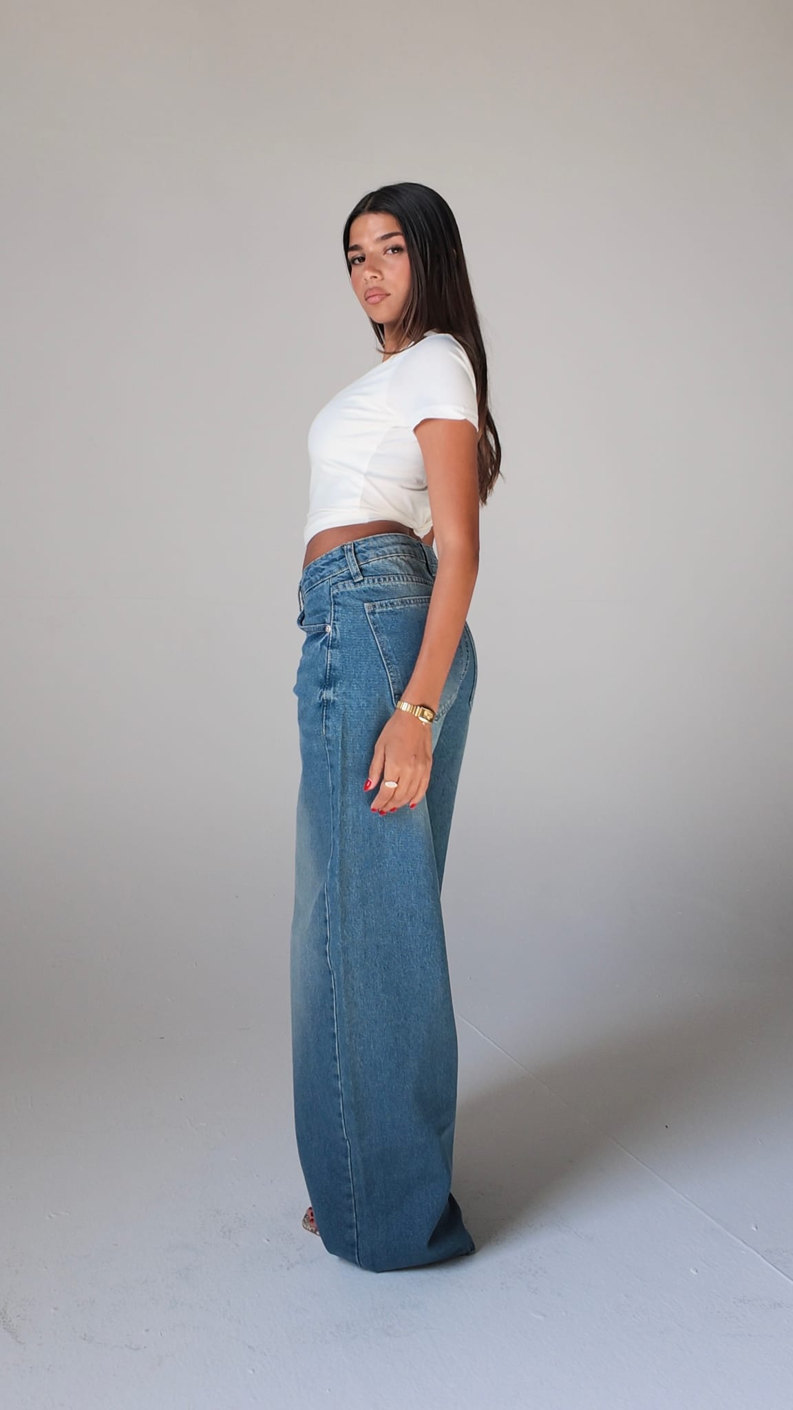 Baggy Barrel High waist Vintage blue jeans Baggy CIZARO - Cizaro Jeans