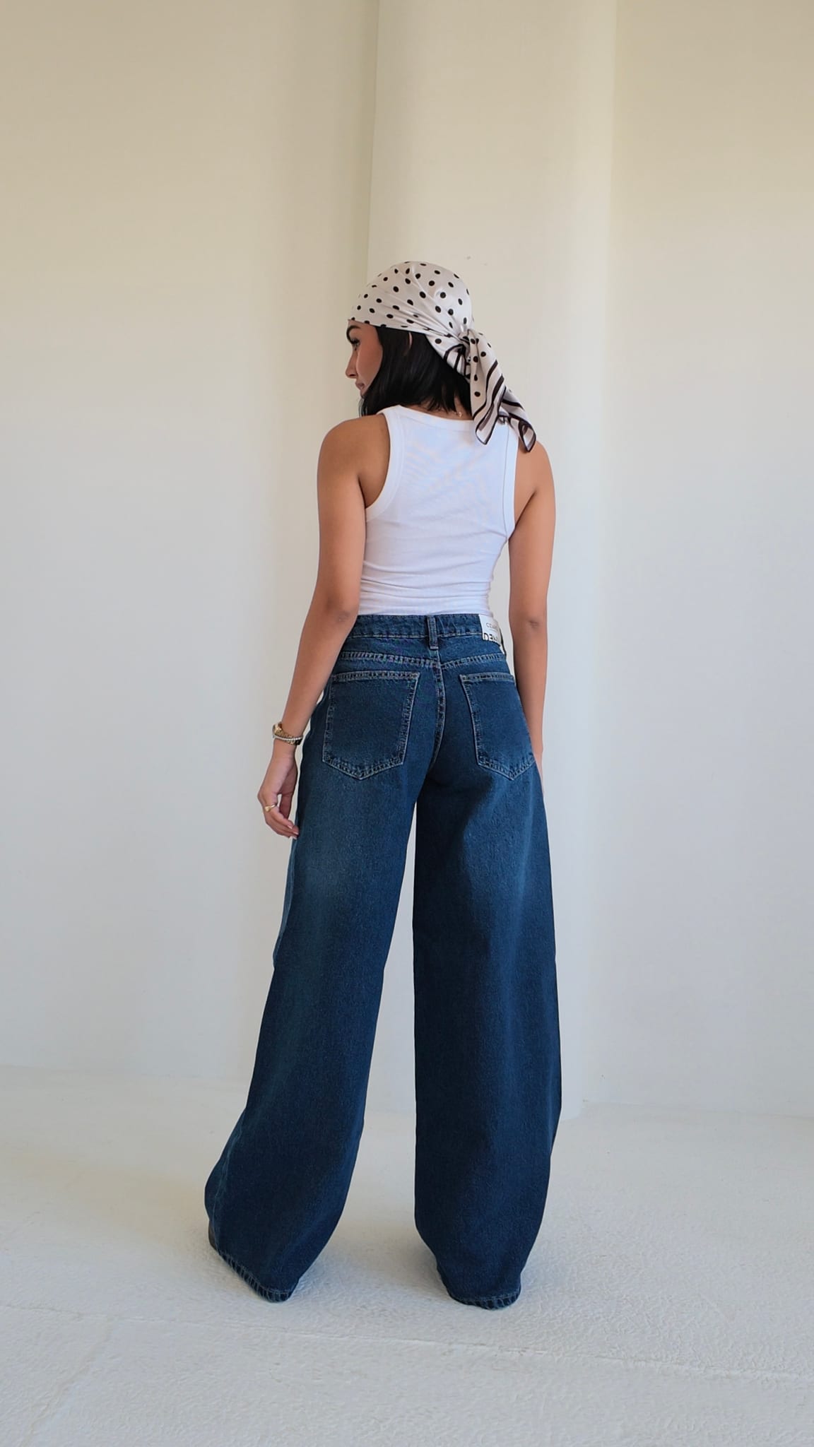Loose Baggy – Mid Rise Deep Ocean Blue Jeans