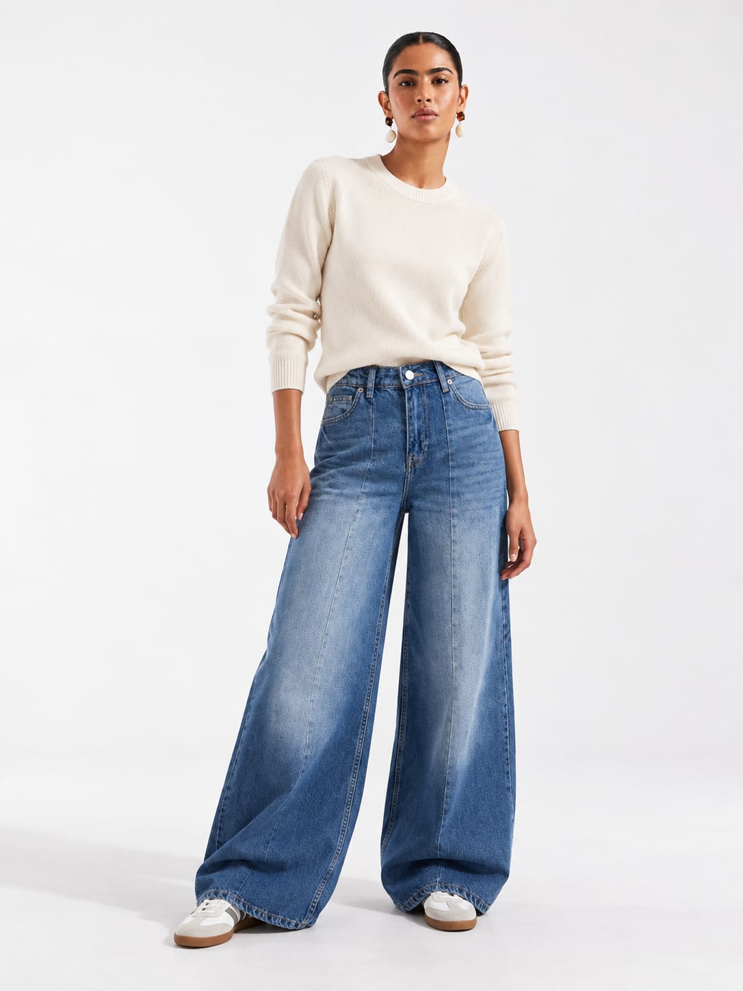 Relaxed Baggy High-Waist