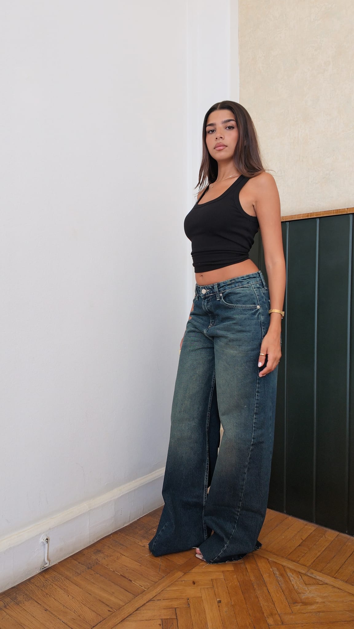 Super Baggy Low-Waist Deep Vintage Blue Jeans Supper baggy CIZARO - Cizaro Jeans