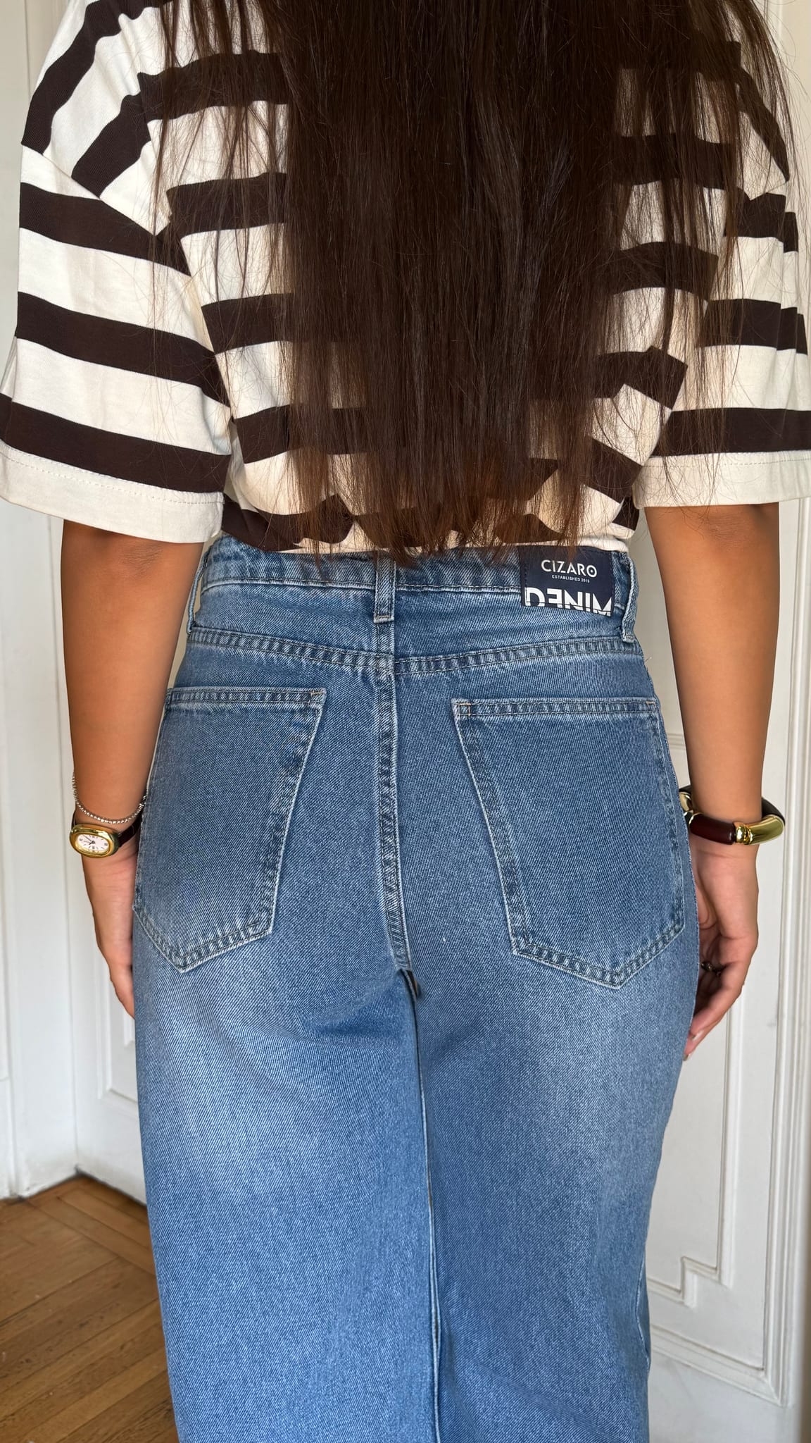 Super Baggy High-Waist Bright Vintage Blue Jeans Supper baggy CIZARO - Cizaro Jeans