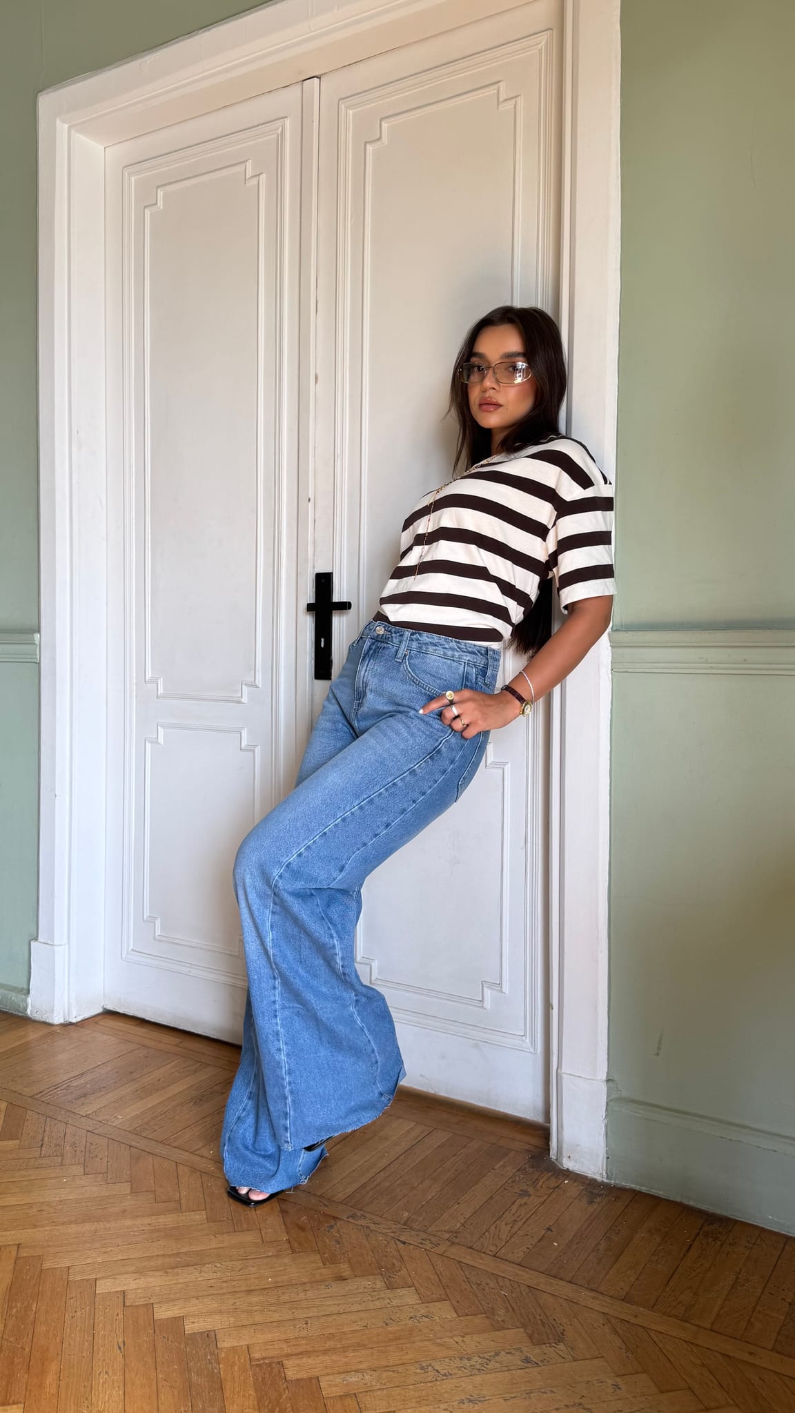 Super Baggy High-Waist Bright Vintage Blue Jeans Supper baggy CIZARO - Cizaro Jeans