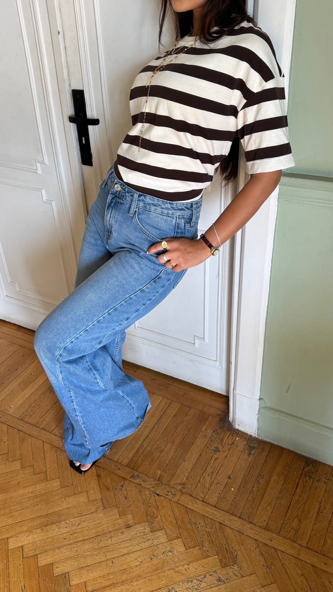 Super Baggy High-Waist Bright Vintage Blue Jeans Supper baggy CIZARO - Cizaro Jeans