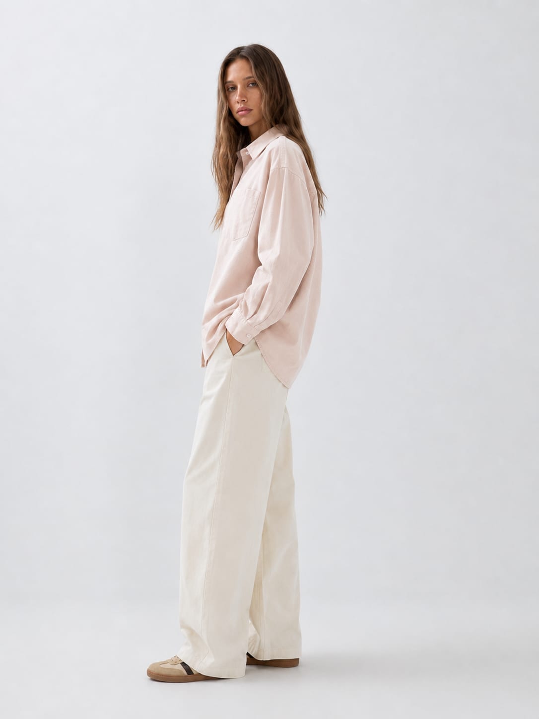 Oversized Soft Pink Shirt