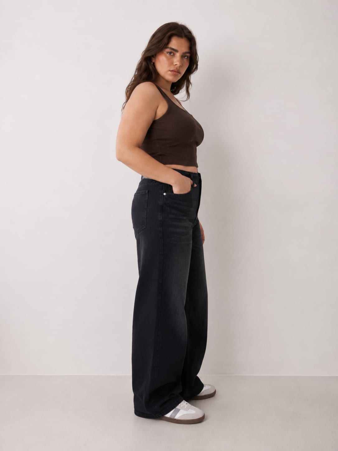 Super Baggy High-Waist Black Jeans Super Baggy CIZARO - Cizaro Jeans