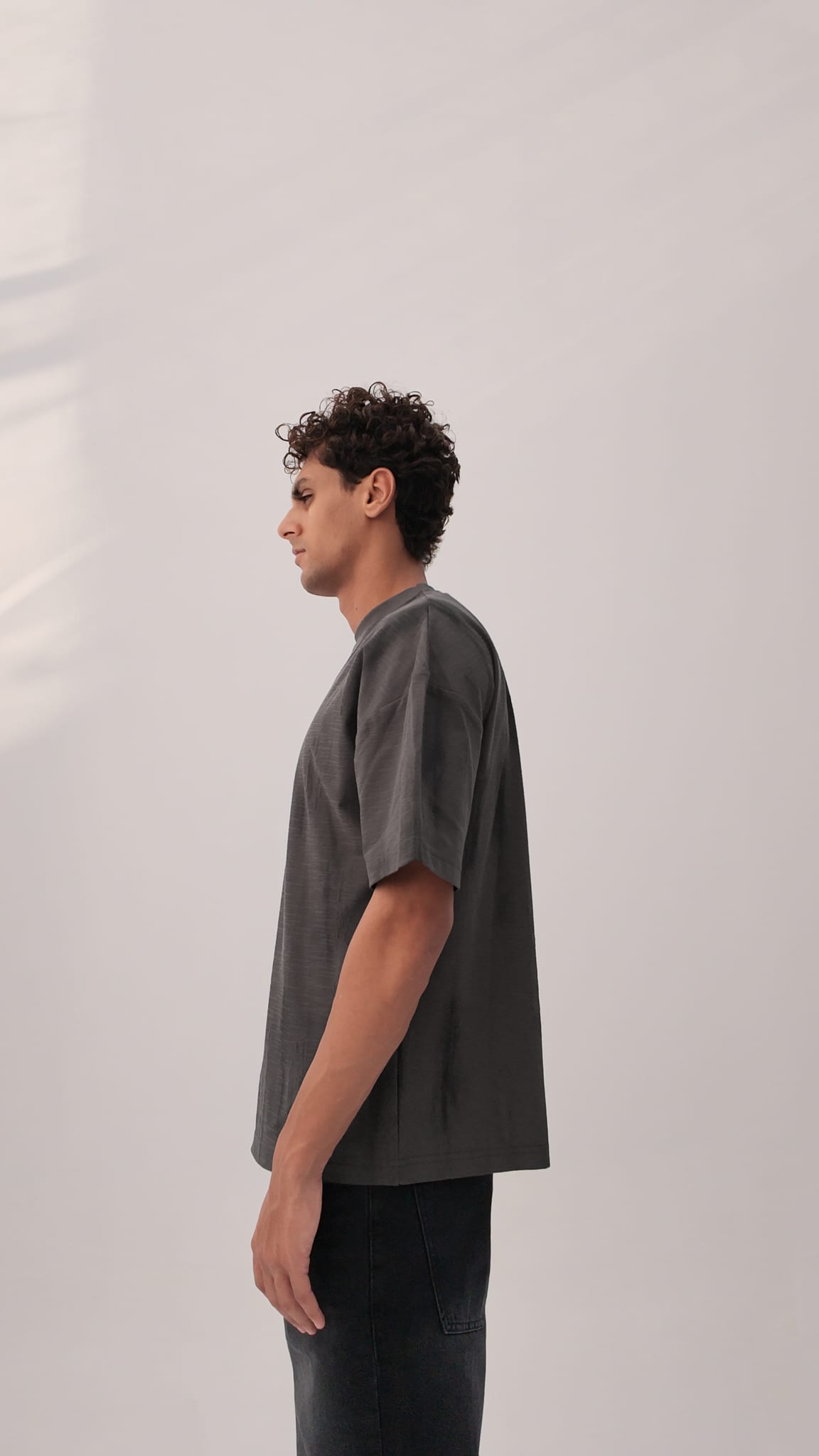 Grey texture Oversized T-shirt
