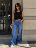 Flare High Waist – Powder Blue Jeans