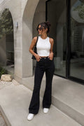 Flare High Waist – Black Jeans