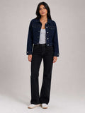 Denim Edge Cropped Jacket | Raw Denim