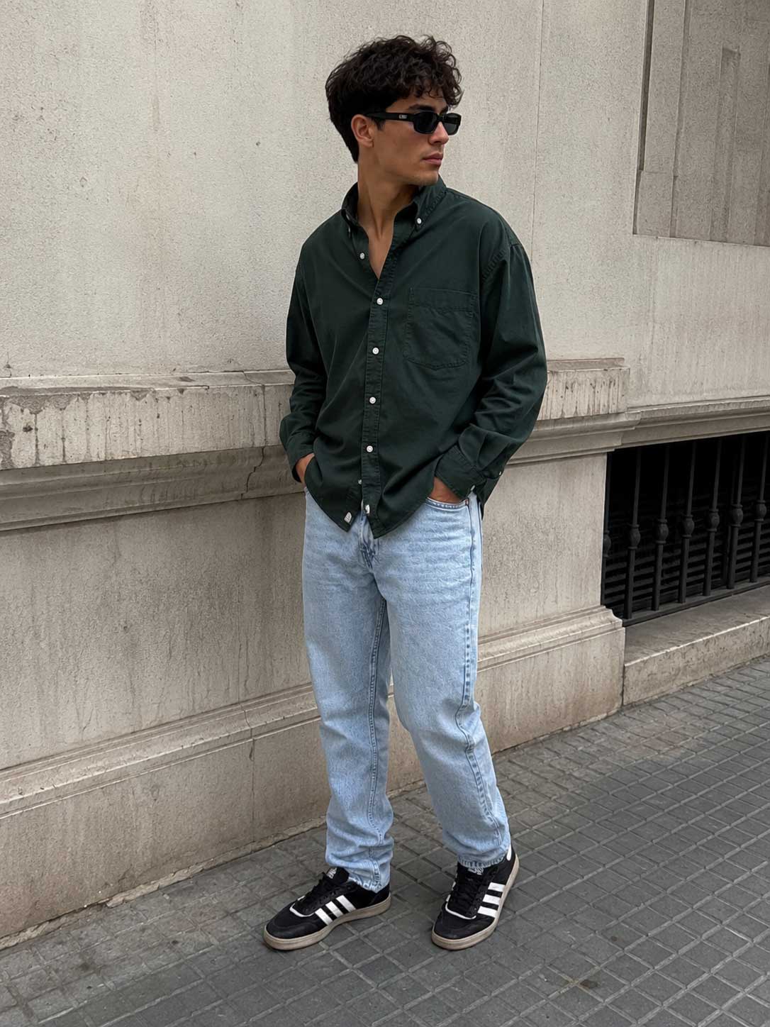 Relaxed fit light Acid blue jeans Sweatpants CIZARO - Cizaro Jeans