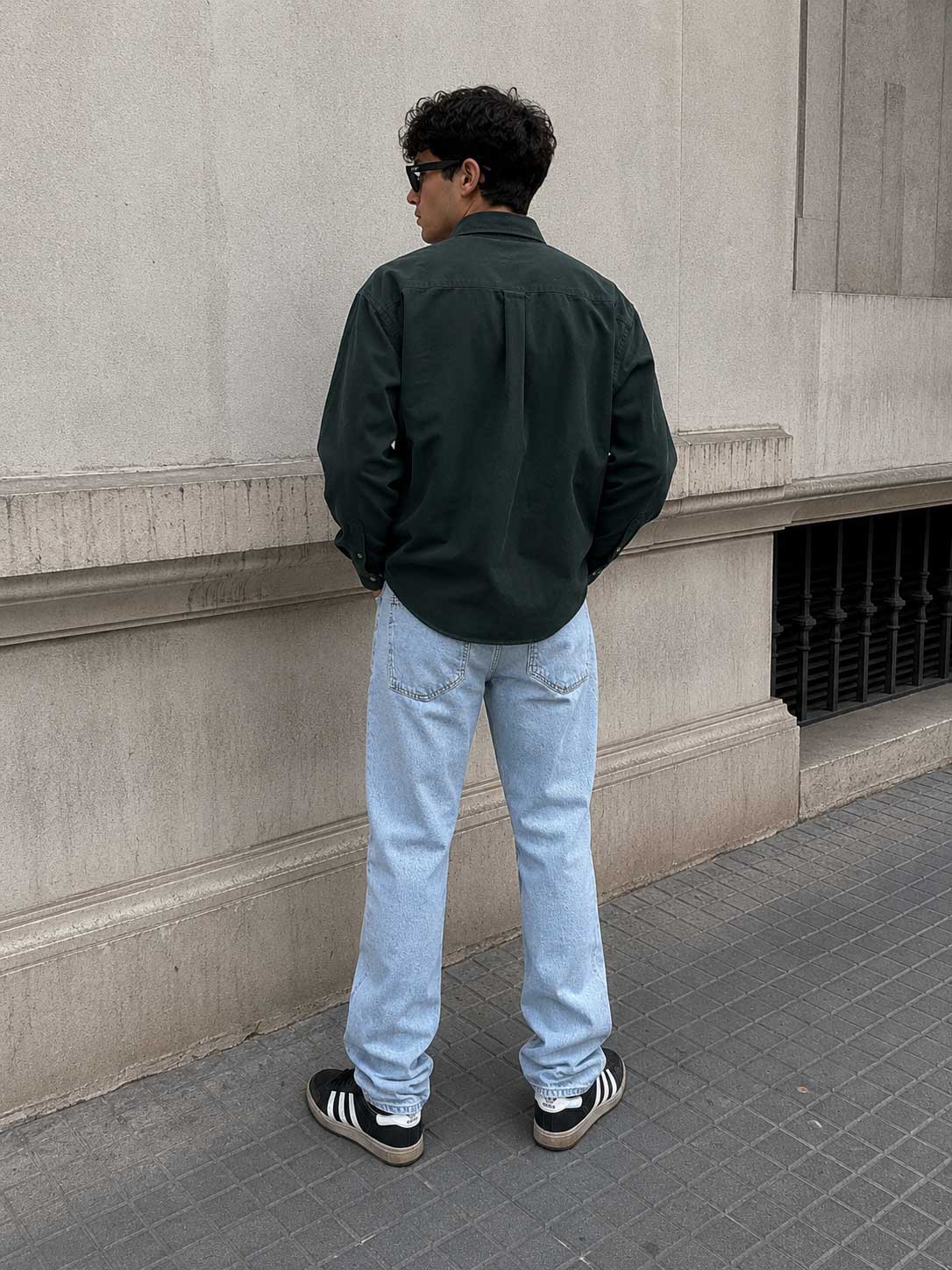 Relaxed fit light Acid blue jeans Sweatpants CIZARO - Cizaro Jeans