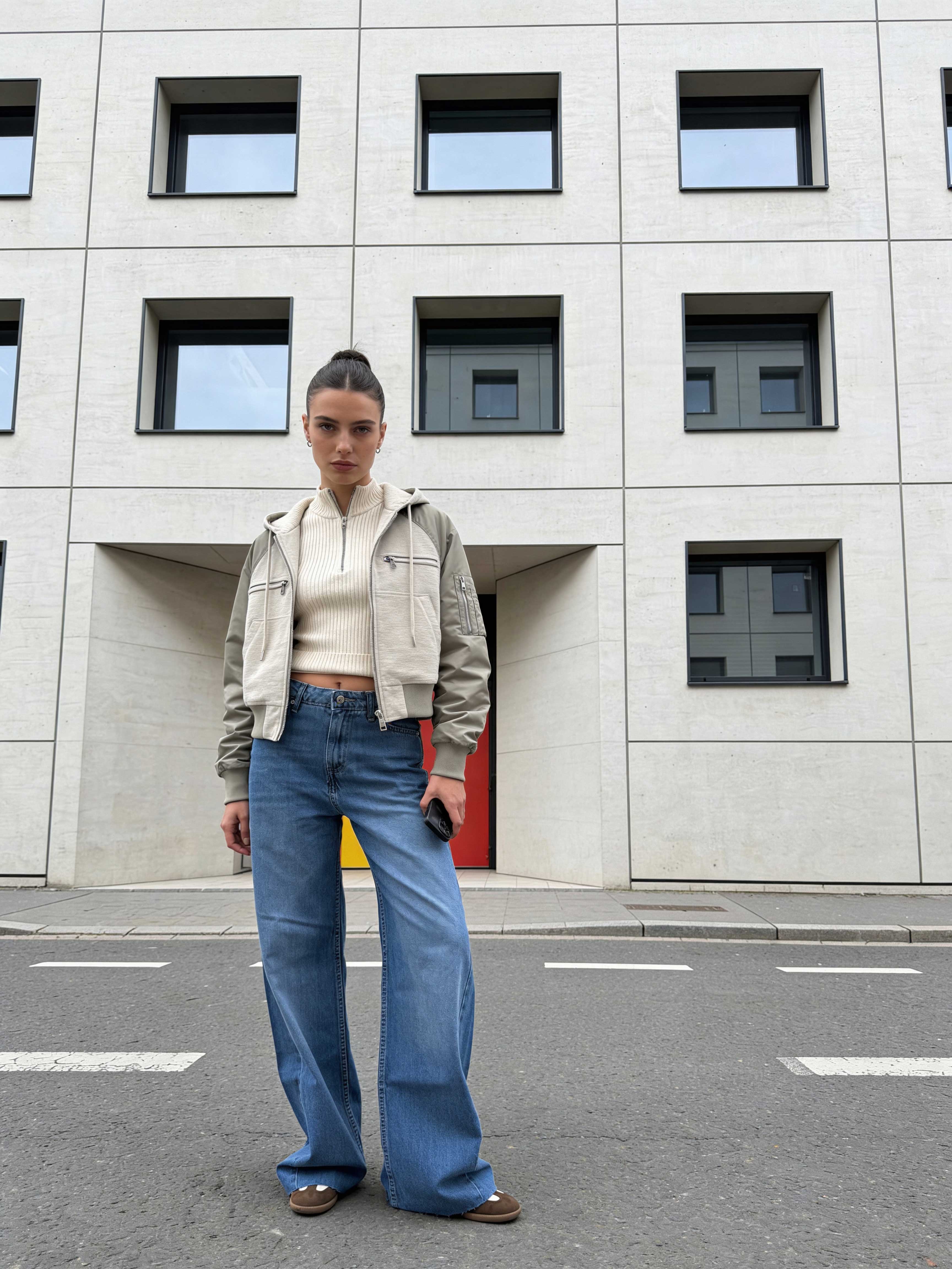 Super Baggy High-Waist – Marine Blue Jeans baggy CIZARO - Cizaro Jeans