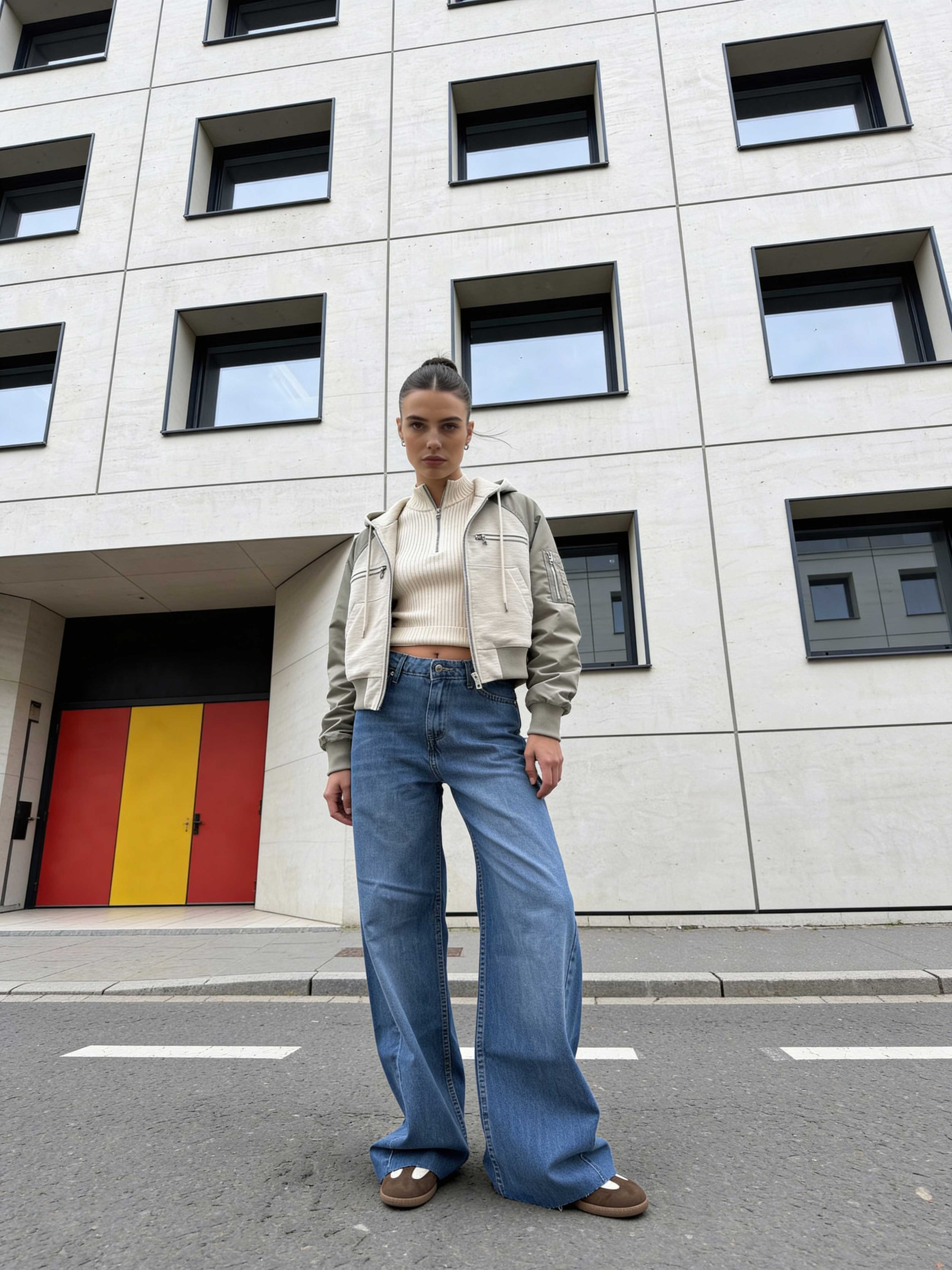 Super Baggy High-Waist – Marine Blue Jeans baggy CIZARO - Cizaro Jeans