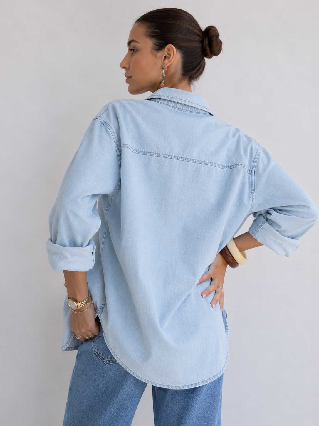 Denim Shirt Light blue jeans