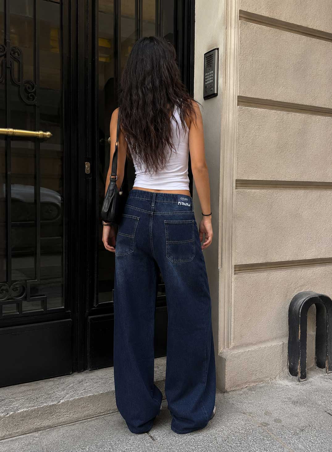 Skater High waist e – Deep vintage Blue Jeans skater CIZARO - Cizaro Jeans