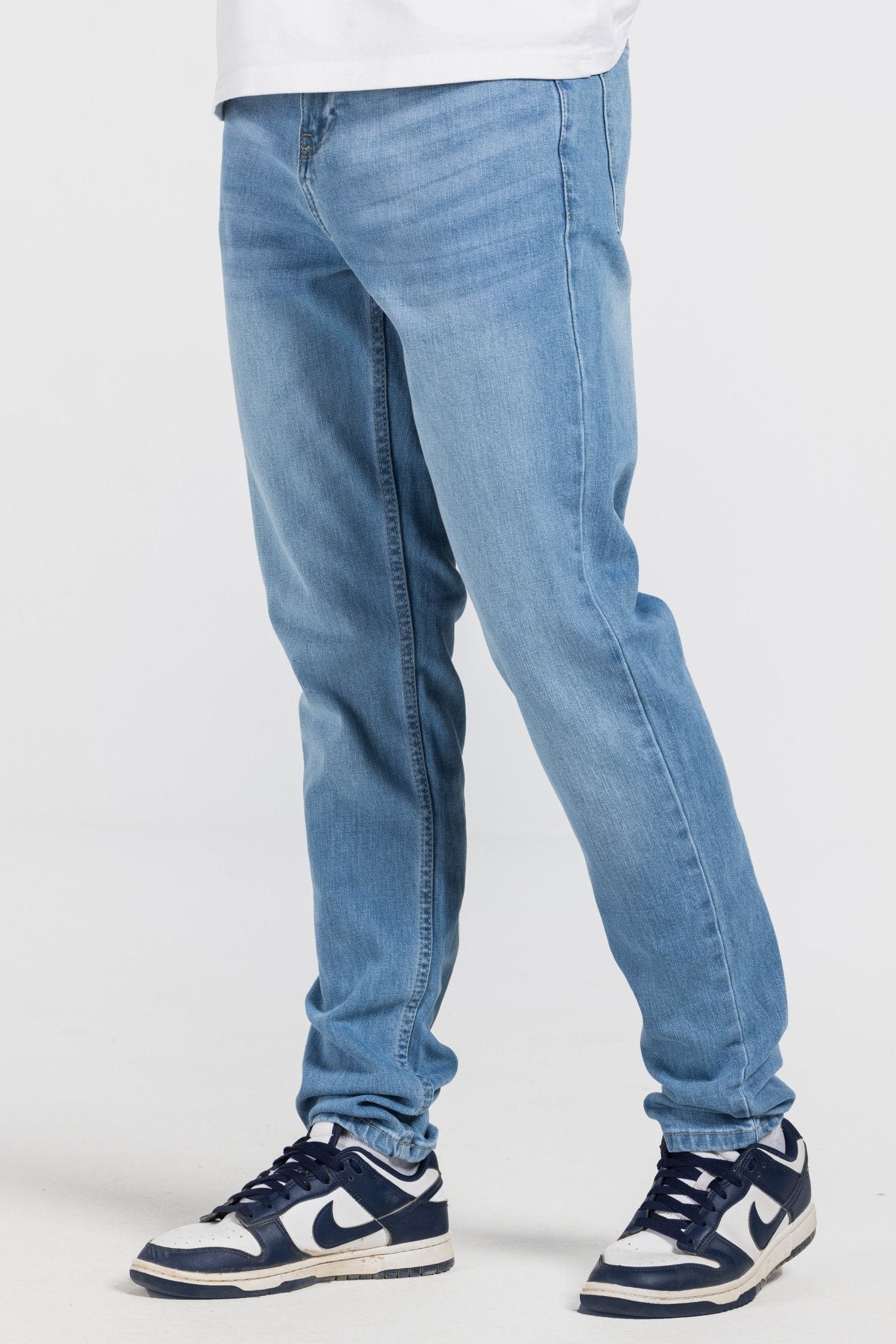 Slim – Bright Blue Jeans Slim-Man CIZARO - Cizaro Jeans