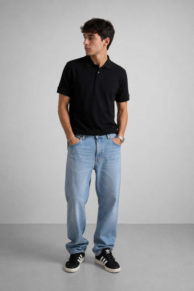 Straight Light Blue Jeans Straight CIZARO - Cizaro Jeans