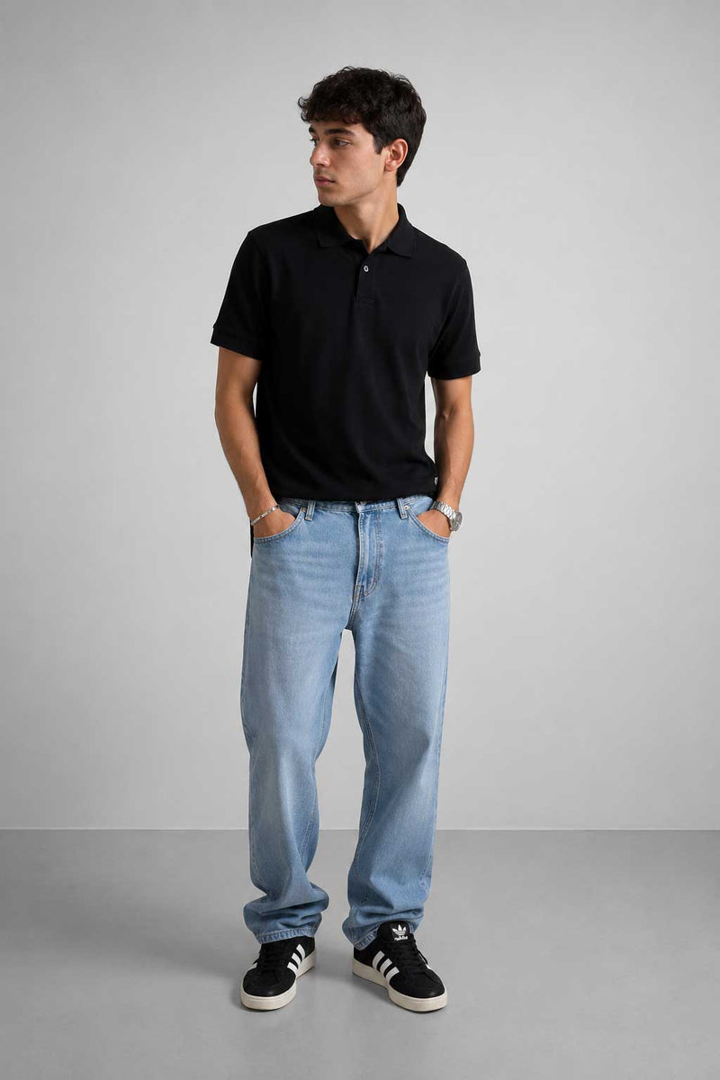 Straight Light Blue Jeans straight CIZARO - Cizaro Jeans