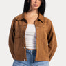 Suede Jacket – Honey Brown
