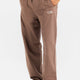 Wide-Leg Sweatpants – Stone Brown Pants