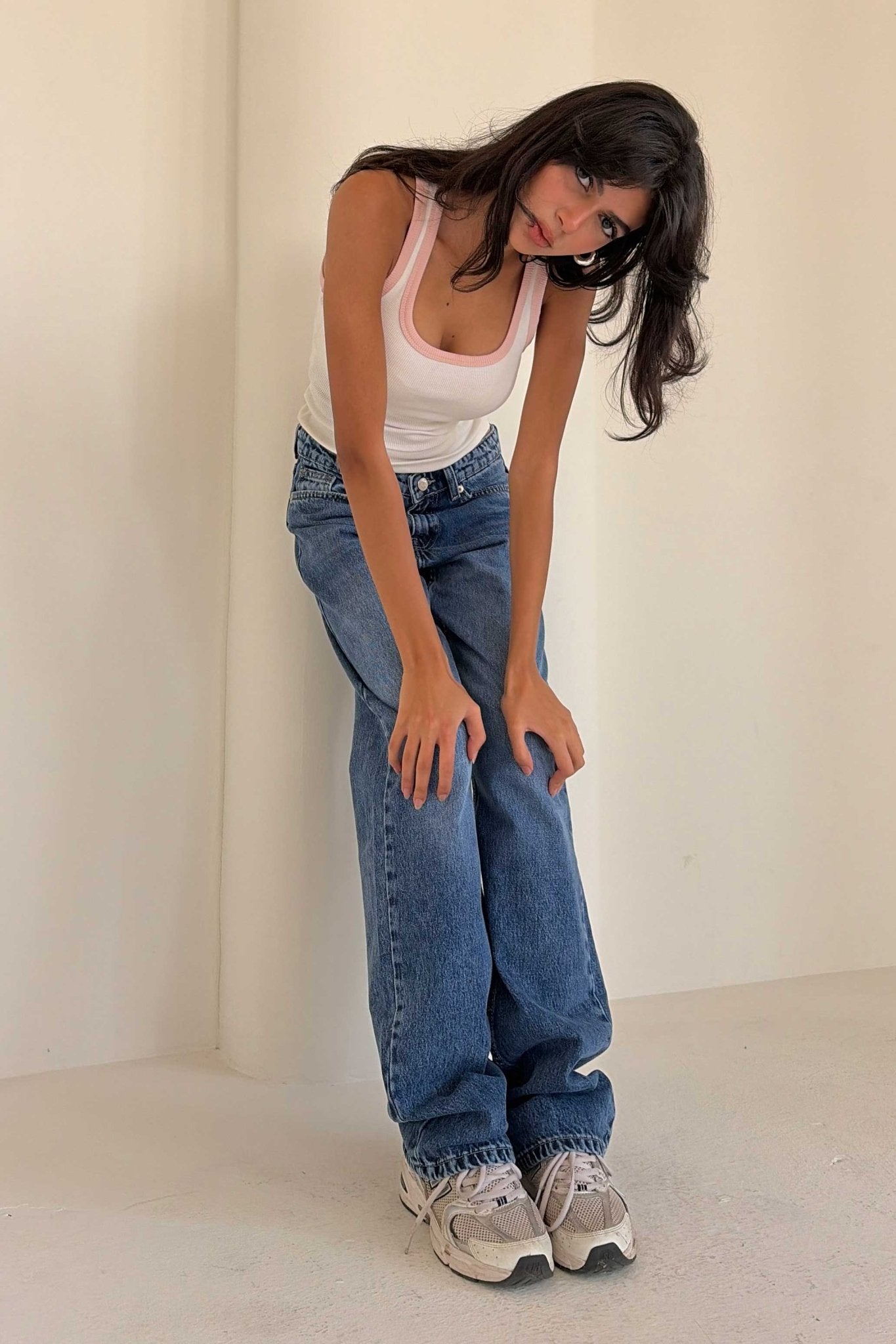 Straight – Low Waist Ocean Blue Jeans Straight CIZARO - Cizaro Jeans