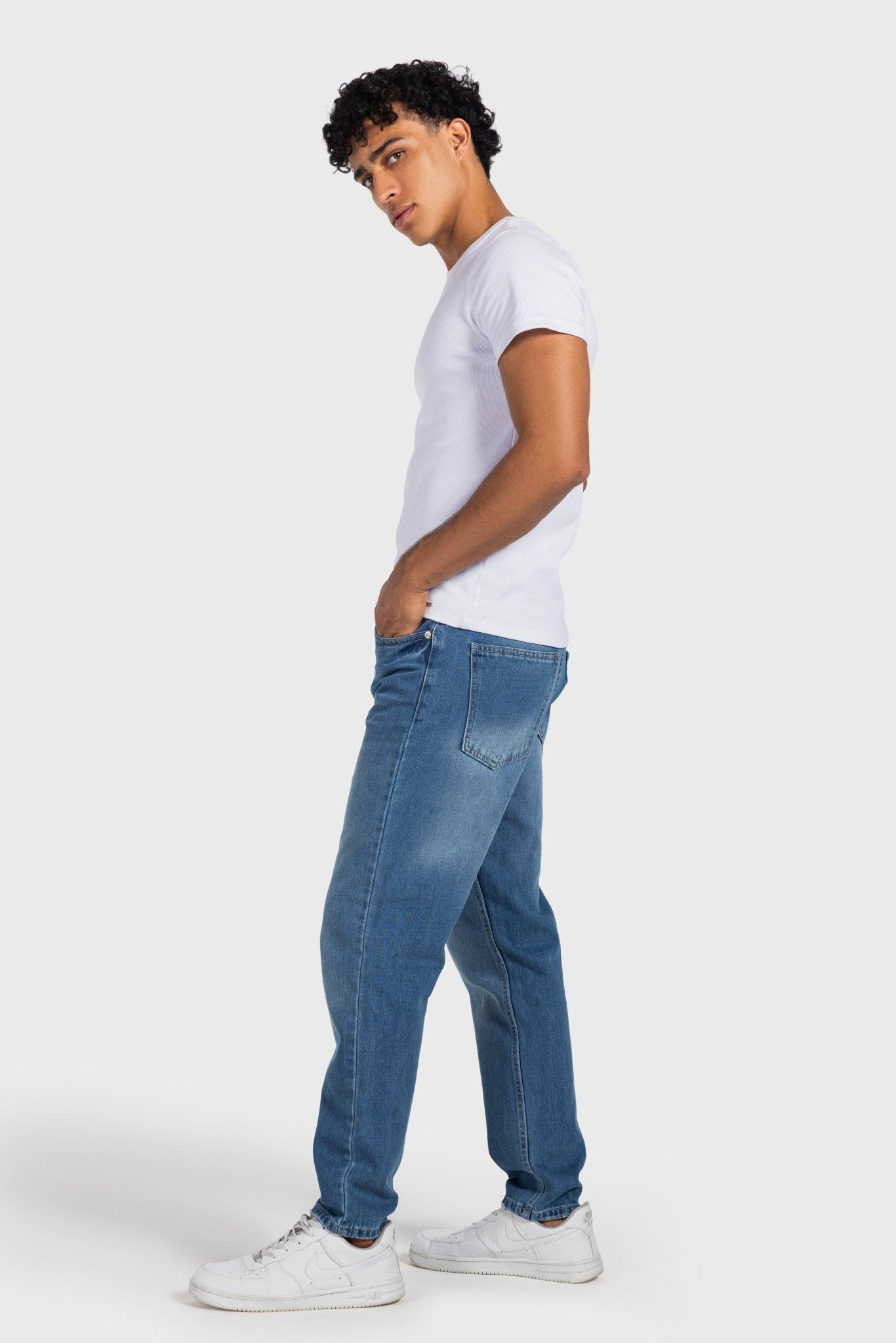 Tapered – Marine Blue Jeans Tapered-Man CIZARO - Cizaro Jeans