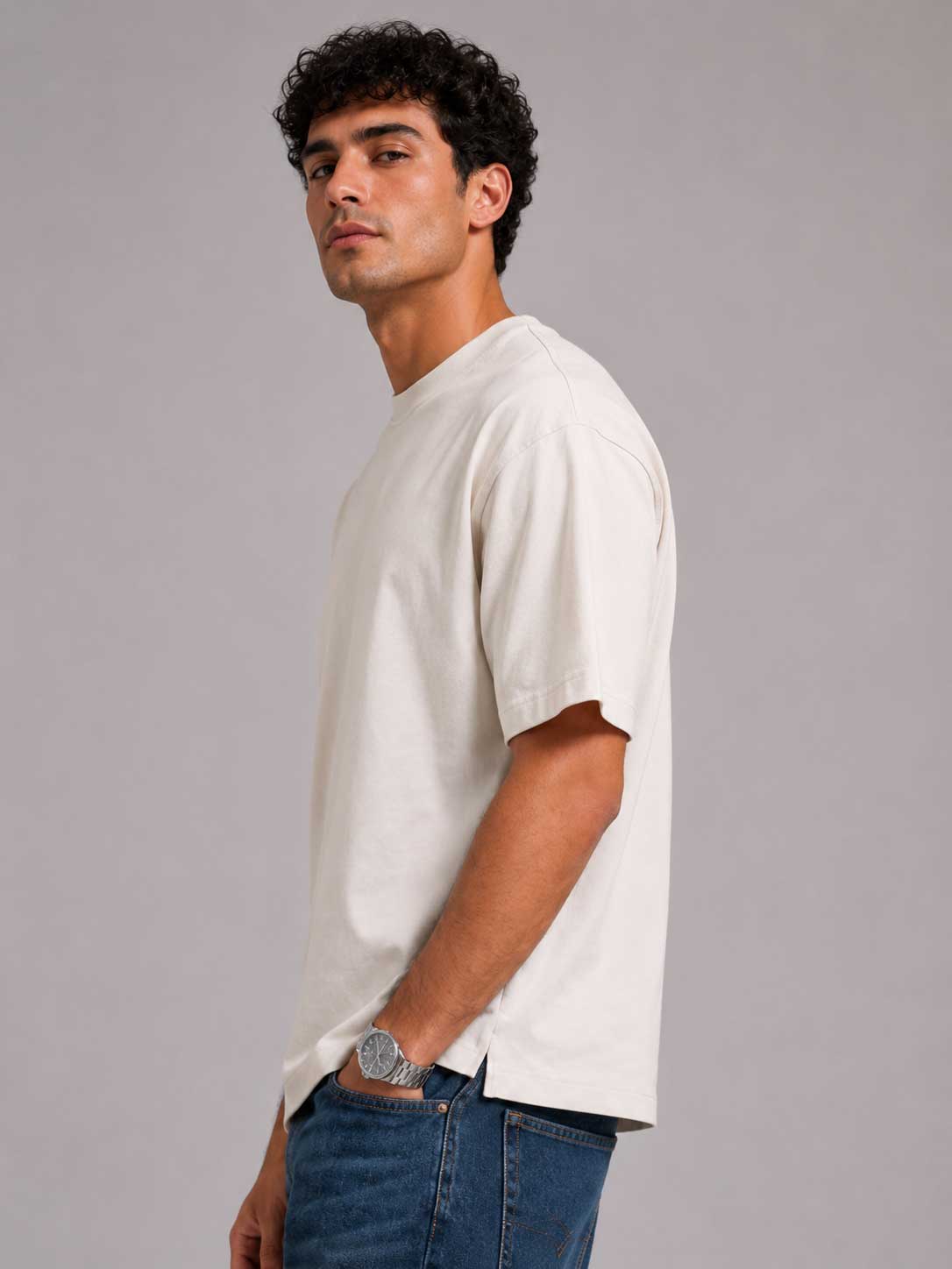 Relaxed Fit T-Shirt – Soft Sand