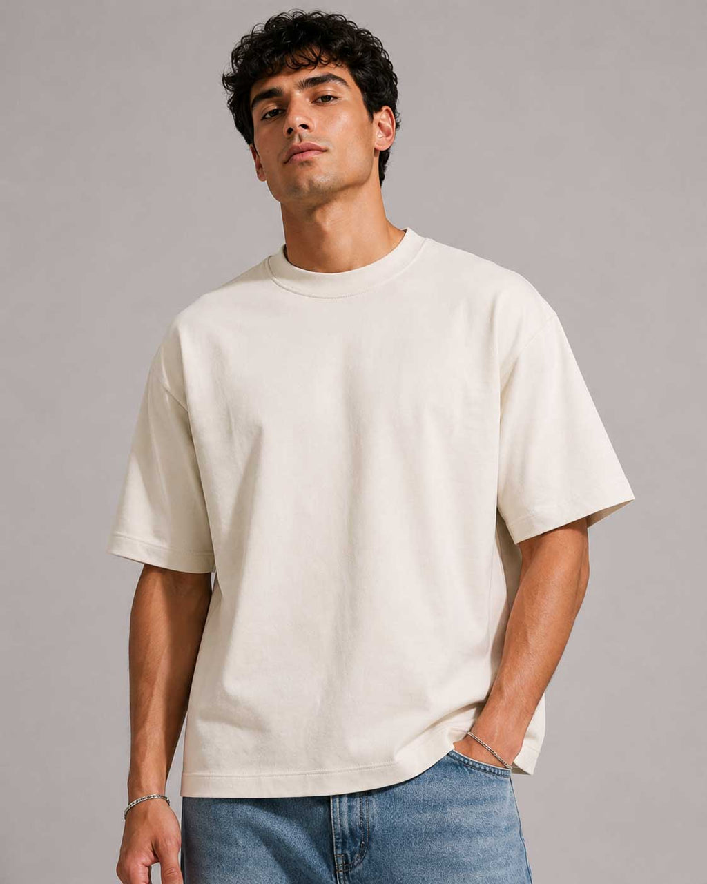 Relaxed Fit T-Shirt – Soft Sand